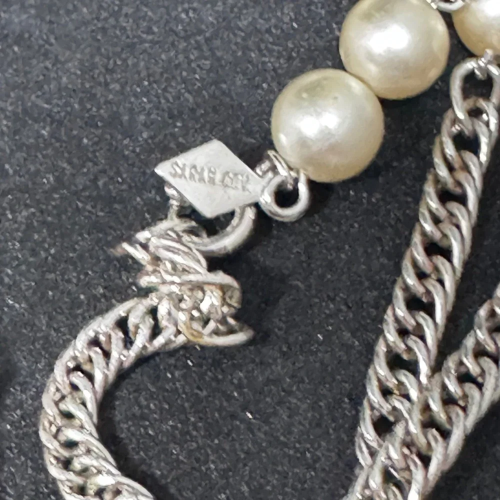Sarah Coventry 2 Necklace and 1 pair Earring lot Beaded Silver Tone‎ Vintage